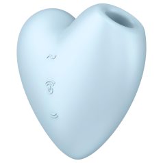   Satisfyer Cutie Heart - Akk. Klitoris-Vibrator mit Luftwellen (Blau)