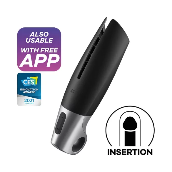 Satisfyer Power - Intelligenter Akku-Masturbator (schwarz)