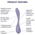 Satisfyer G-Spot Flex 5 - App-gesteuerter G-Punkt Vibrator (lila)
