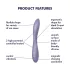 Satisfyer G-spot Flex 2 - Akku, wasserdichter G-Punkt-Vibrator (violett)