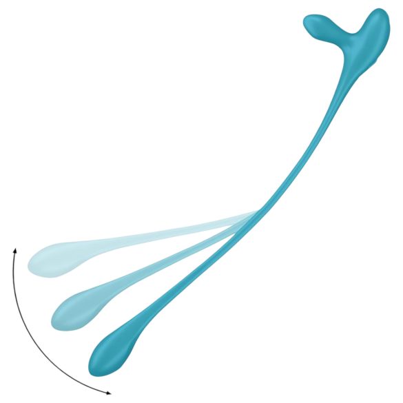 Satisfyer Plug & Play - Wiederaufladbarer Analvibrator & Penisring (blau)