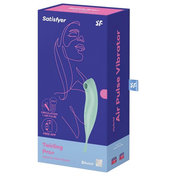 Satisfyer Twirling Pro - Intelligenter 2in1 Klitorisvibrator (Mint)