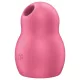 Satisfyer Pro To Go 1 - wiederaufladbarer, luftwellenbasierter Klitorisstimulator (rot)