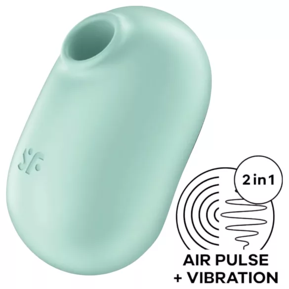 Satisfyer Pro To Go 2 - wiederaufladbarer, luftdruckbasierter Klitorisstimulator (Mint)