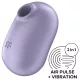 Satisfyer Pro To Go 2 - wiederaufladbarer, luftdruck‑Vibrator für die Klitoris (violett)