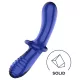 Satisfyer Double Crystal - doppelseitiger Glasdildo (blau)