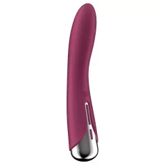   Satisfyer Spinning Vibe 1 - G-Punkt-Vibrator mit rotierendem Kopf (rot)