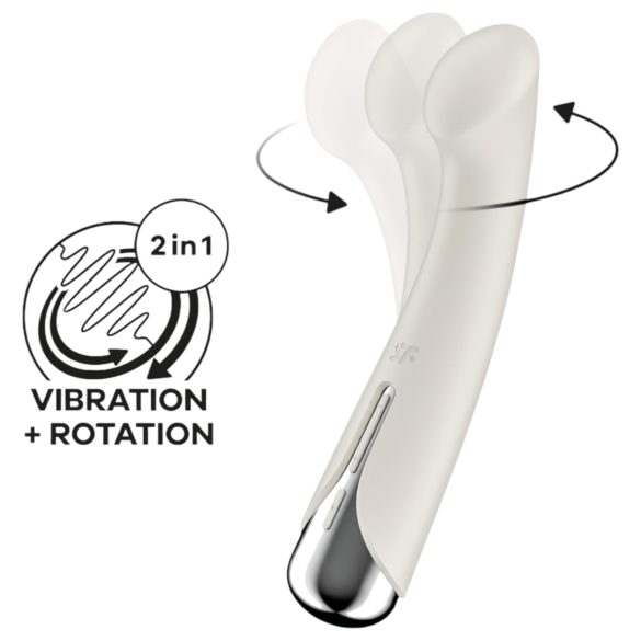 Satisfyer Spinning G-Spot 1 - Drehender G-Punkt-Vibrator (beige)