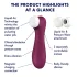 Satisfyer Pro 2 Gen3 - App-gesteuerter Druckwellen‑Klitorisstimulator (rot)