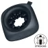 Satisfyer Ring Stroker - wiederaufladbarer, vibrierender Masturbator (schwarz)