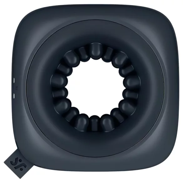 Satisfyer Ring Stroker - wiederaufladbarer, vibrierender Masturbator (schwarz)