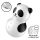 Satisfyer Pocket Panda - Druckwellen-Klitoris-Stimulator (Schwarz)
