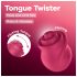 Satisfyer Tongue Twister - rotierender Zungen-Klitorisstimulator (Pink)