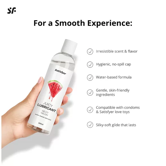 Satisfyer - Aromatisiertes Gleitgel - Wassermelone (300 ml)