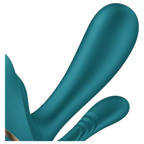 Satisfyer Top Secret+ - tragbarer Vibrator mit 3 Armen (grün)