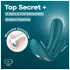 Satisfyer Top Secret+ - tragbarer Vibrator mit 3 Armen (grün)