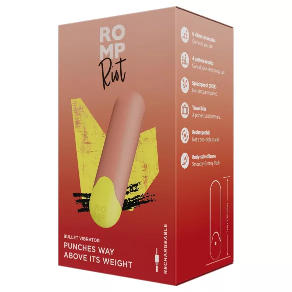 ROMP Riot - Mini-Vibrator (Orange)