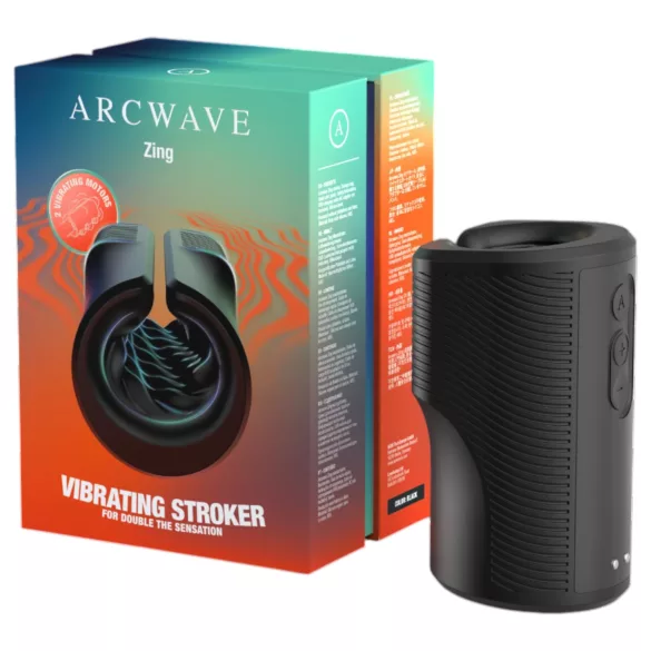 Arcwave Zing - 2-motoriger Masturbator (schwarz)