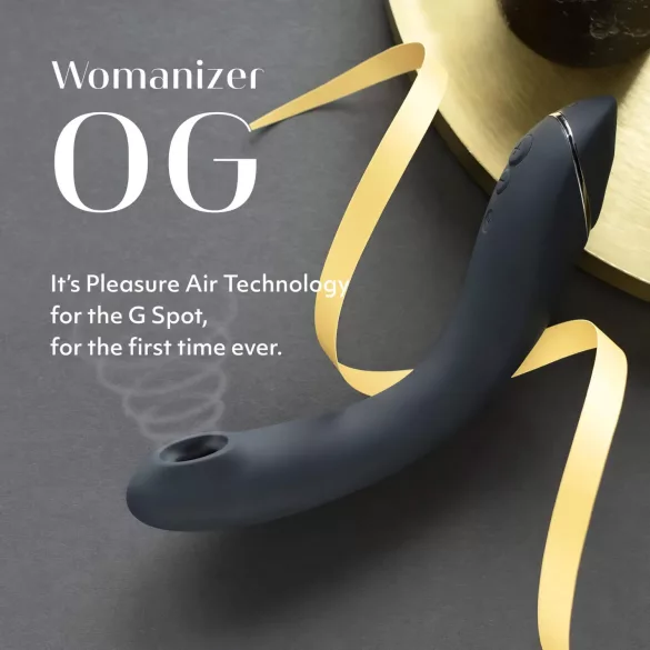 Womanizer OG - Akku, Luftwellen 2in1 Vibrator (Schwarz)