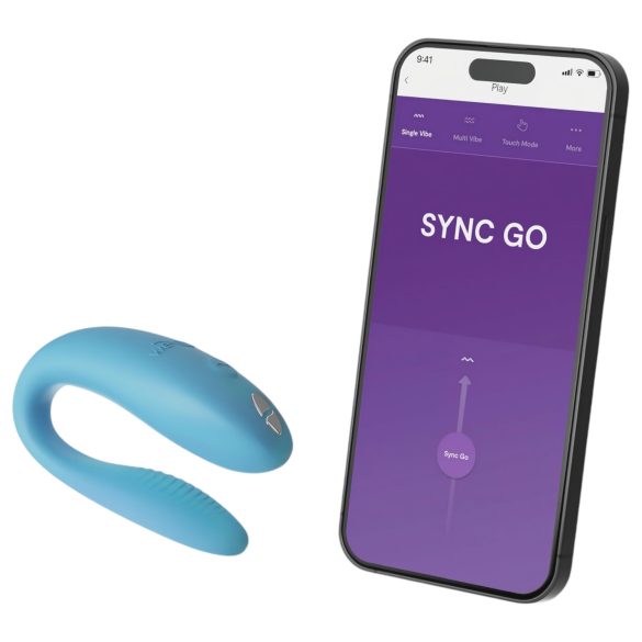 We-Vibe Sync Go - intelligenter Paarvibrator, aufladbar (türkis)