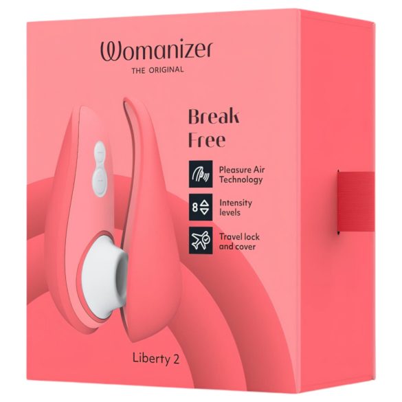 Womanizer Liberty 2 - Aufladbarer Luftimpuls-Klitorisstimulator (Pink)