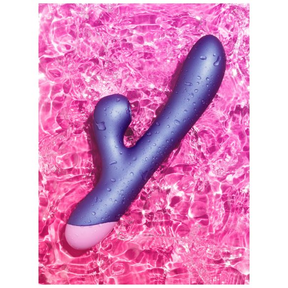 ROMP Pulse - G-Punkt Vibrator mit Luftwellen-Klitorisstimulator (lila)