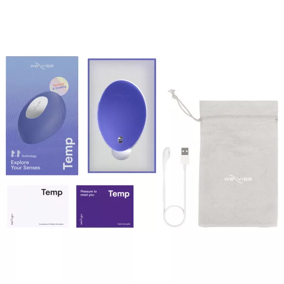 We-Vibe Temp - kühlender und wärmender Klitorisstimulator-Vibrator (blau)