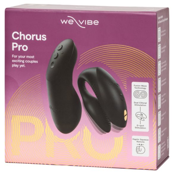 We-Vibe Chorus Pro - intelligenter, fernsteuerbarer Paarvibrator (Schwarz)