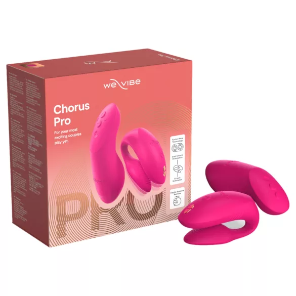 We-Vibe Chorus Pro - Paarvibrator mit App- und Fernbedienung (pink)