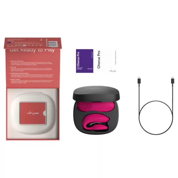 We-Vibe Chorus Pro - Paarvibrator mit App- und Fernbedienung (pink)