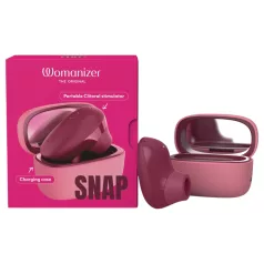   Womanizer Snap - Druckwellen‑Klitorisstimulator mit Ladekoffer (rot)