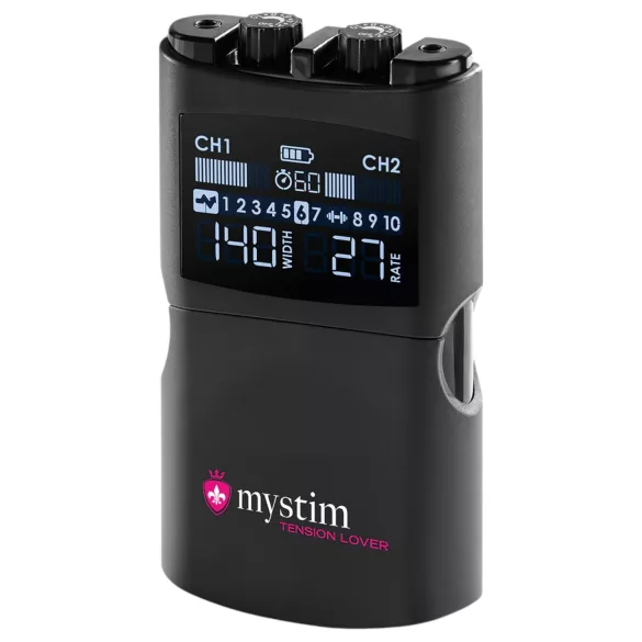 mystim Tension Lover 2 - digitales Elektro-Set (schwarz)
