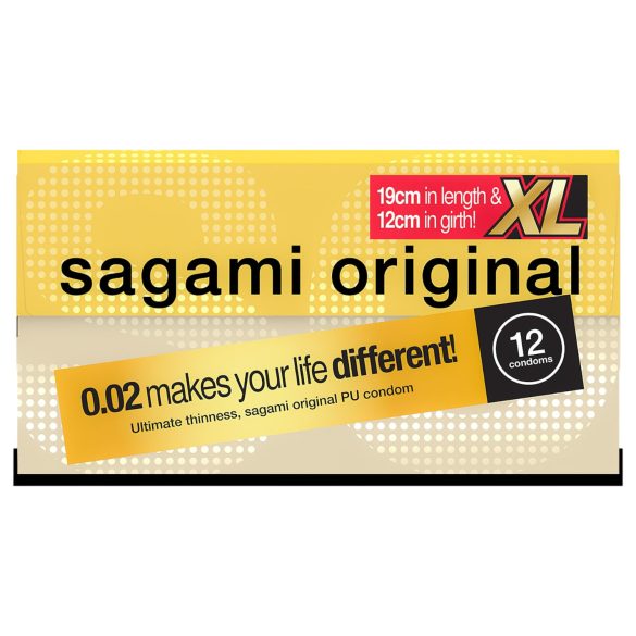 Sagami Original 0,02 XL - Kondom - 61mm (12 Stk.)
