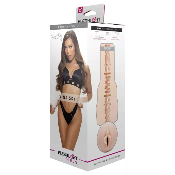 Fleshlight Vina Sky Exotica - naturgetreue künstliche Vagina (hautfarben)