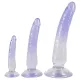 Crystal Clear - Analdildo Trainer Set - 3 Stück (Transparent-Blau)