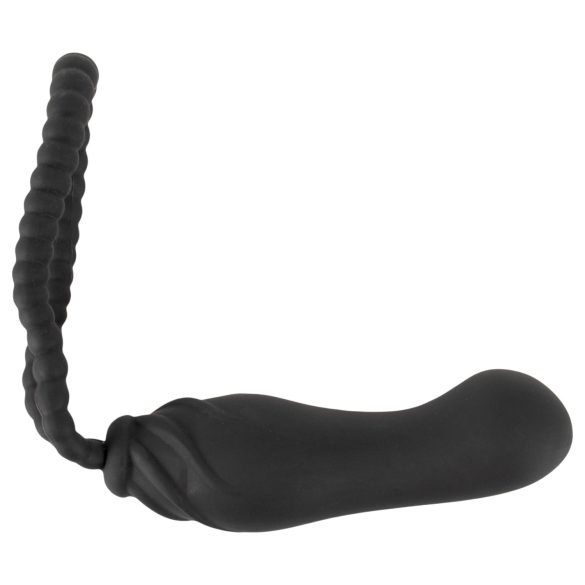 Black Velvet Perfect Fit - Strap-On-Dildo (schwarz)