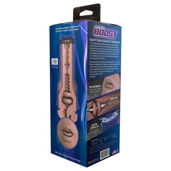 Fleshlight Boost Blow - naturgetreuer Mund Masturbator (natur)
