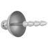 Penisplug – Metall, gerillt, Dilator (Silber)