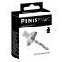 Penisplug – Metall, gerillt, Dilator (Silber)