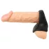 Erecto - Penisring mit Hodenstrecker (schwarz)