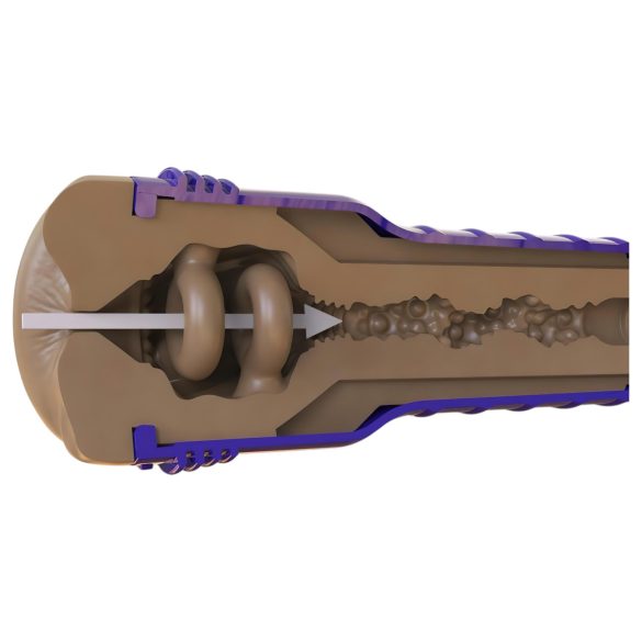 Fleshlight Boost Blast - realistische Anal-Masturbator (braun)