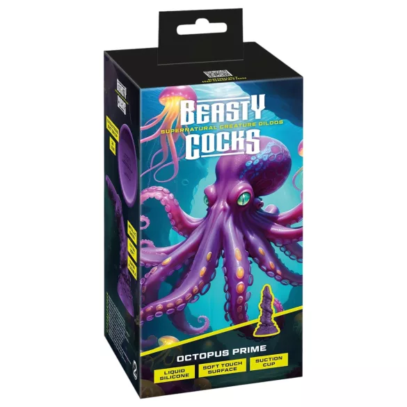 Beasty Cocks Octopus Prime - Tintenfisch-Dildo (lila)