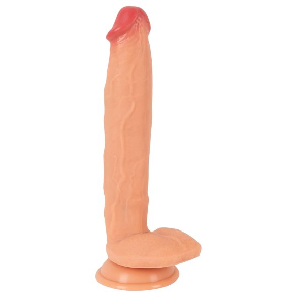 Realistixxx Real Giant - extra großer Dildo mit Hoden (naturfarben)