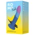 ROMP Piccolo - Flexibler Silikon-Dildo (blau-violett)