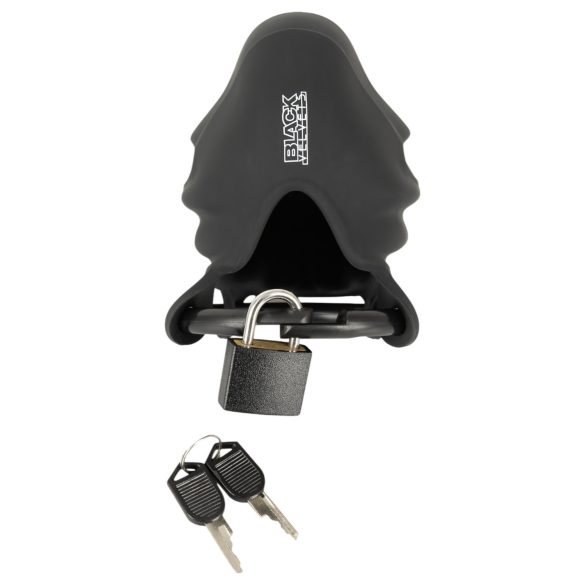 Black Velvet - Penis- & Hodenkäfig (schwarz)