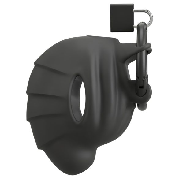 Black Velvet - Penis- & Hodenkäfig (schwarz)