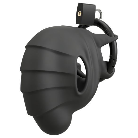 Black Velvet - Penis- & Hodenkäfig (schwarz)