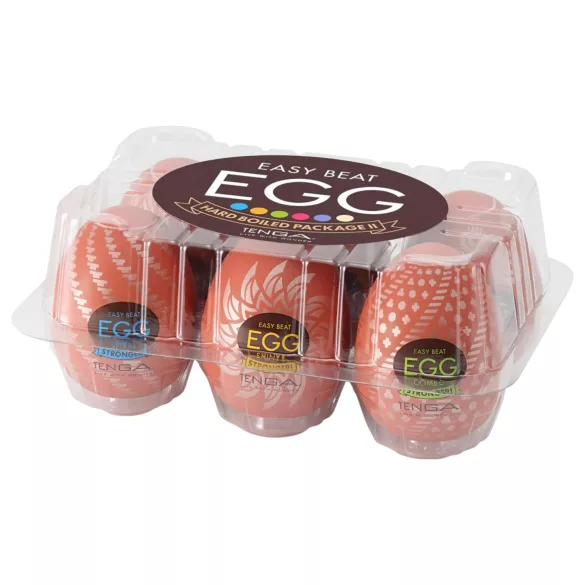 TENGA - Stärkeres Eier-Masturbator-Set - 6 Stk.