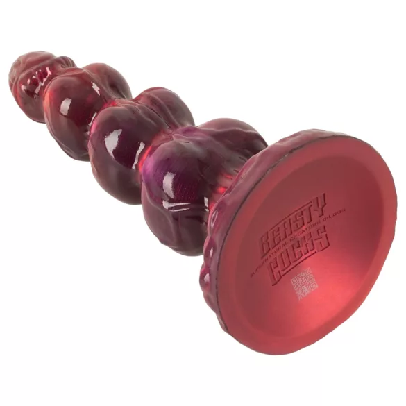 Beasty Cocks - Werwolf Willie Dildo mit Saugnapf - bordeaux (21 cm)