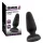 Black Velvets - Silikon Analplug mit Saugnapf (schwarz) - Größe L